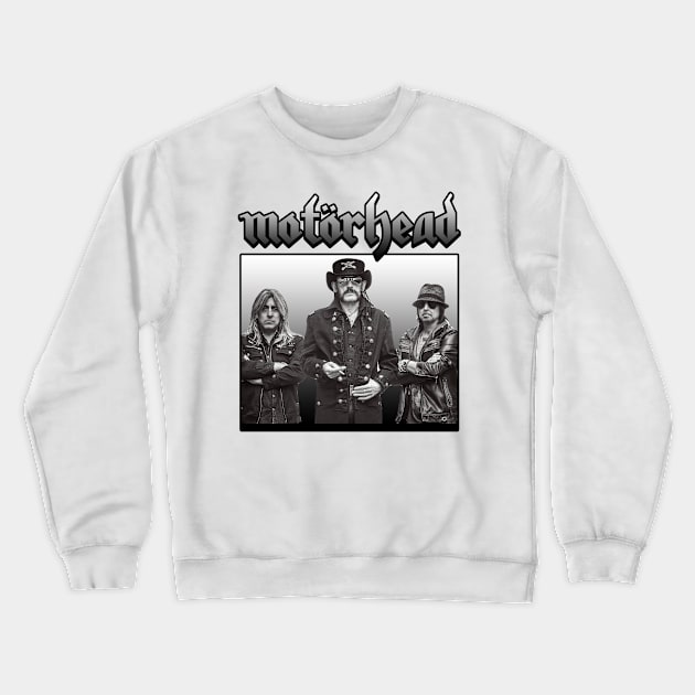 Motorhead Gradiient Black Crewneck Sweatshirt by Pemandangan Kenangan 2000